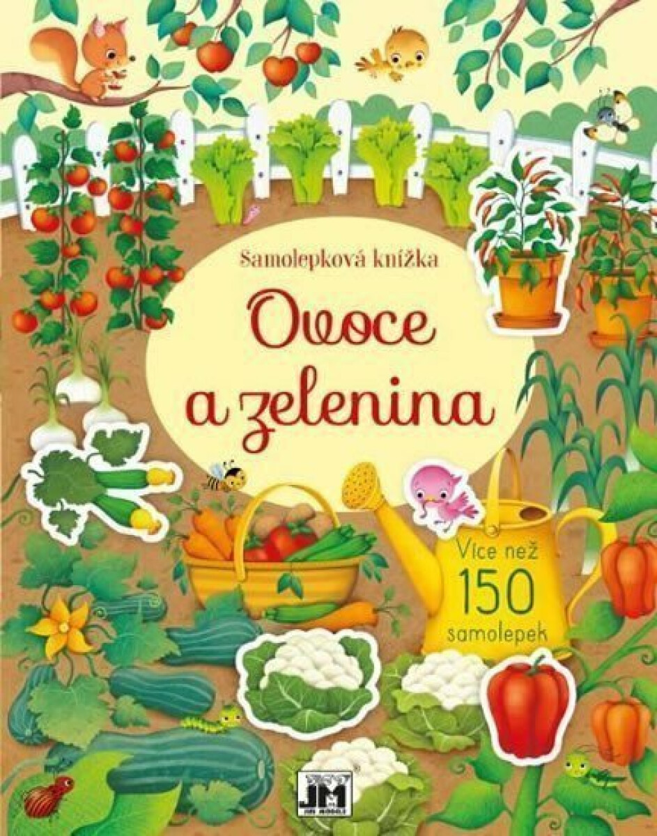 Samolepková knížka: Ovoce a zelenina - kniha z kategorie Omalovánky