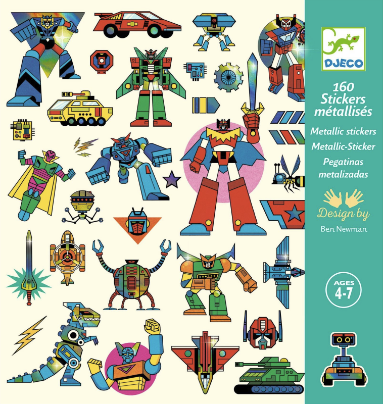 Samolepky Metalické