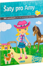 Šaty pro Amy (300 samolepek pro tvé americké panenky) - kniha z kategorie Omalovánky, vystřihovánky, papír