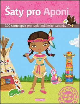 Šaty pro Aponi - kniha samolepek