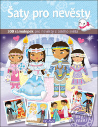 Šaty pro nevěsty (kniha samolepek) - kniha z kategorie Samolepky