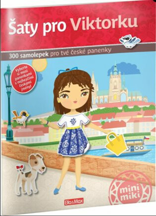 Šaty pro Viktorku - 300 samolepek pro tvé české panenky