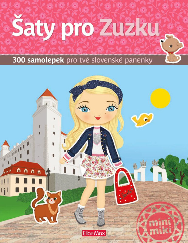 Šaty pro ZUZKU – Kniha samolepek