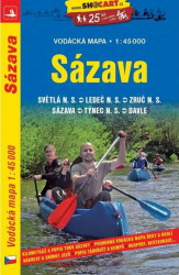 Sázava/vodácká mapa 1:50T