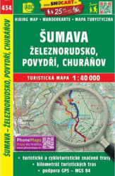 Šumava, Železnorudsko, Povydří, Churáňov 1:40 000 (Turistická mapa)