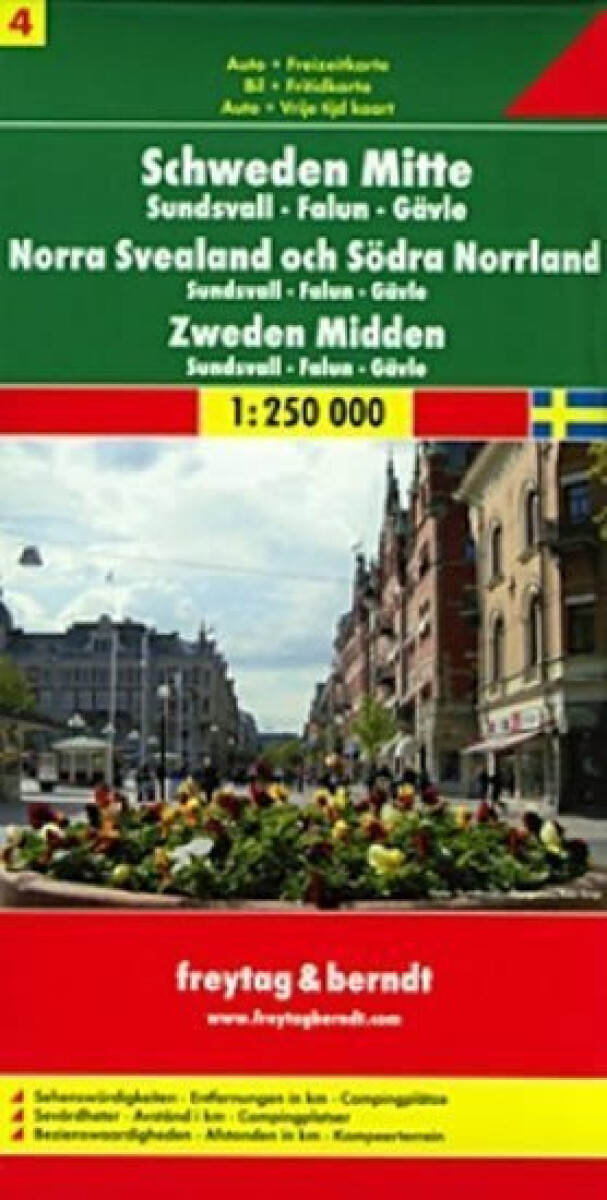 Schweden Mitte 1:250 000 (Automapa)