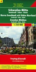 Schweden Mitte 1:250 000 (Automapa)