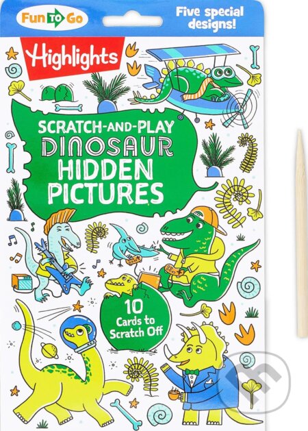 Scratch-And-Play Dinosaur Hidden Pictures