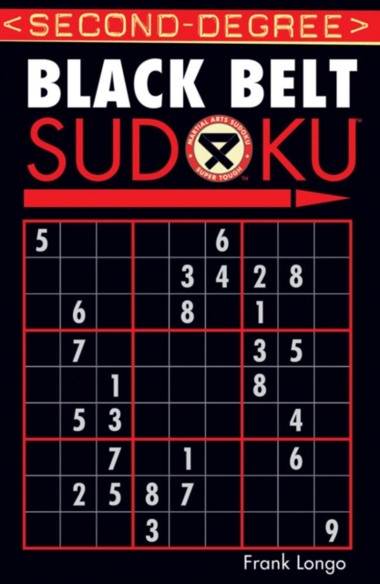 Second-Degree Black Belt SudokuÂ®
