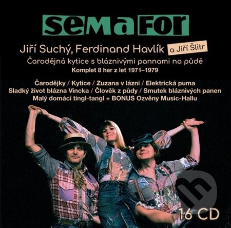 Semafor Komplet 1971-1979 (Čarodějná kytice s bláznivými pannami na půdě