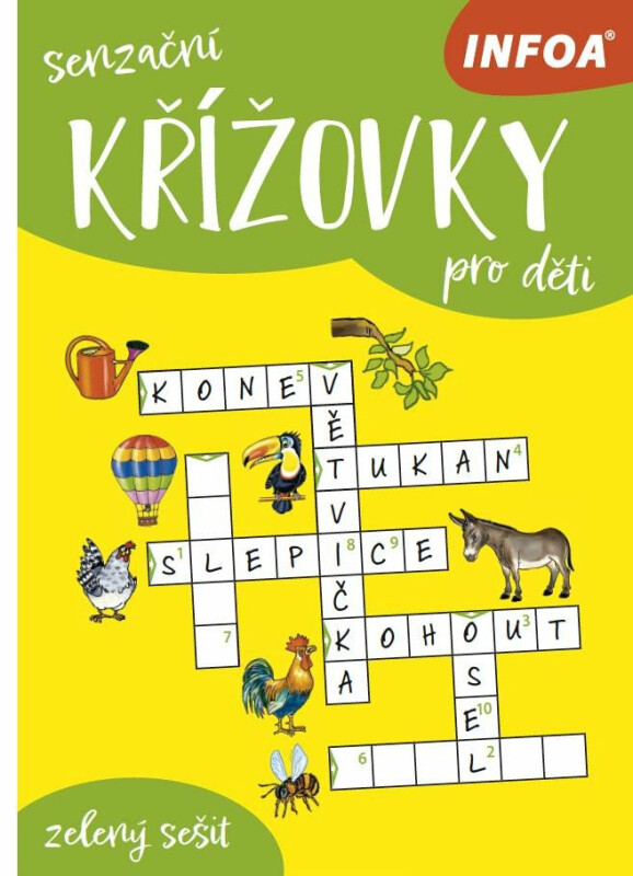 Senzační křížovky pro děti (zelený sešit) - kniha z kategorie Křížovky