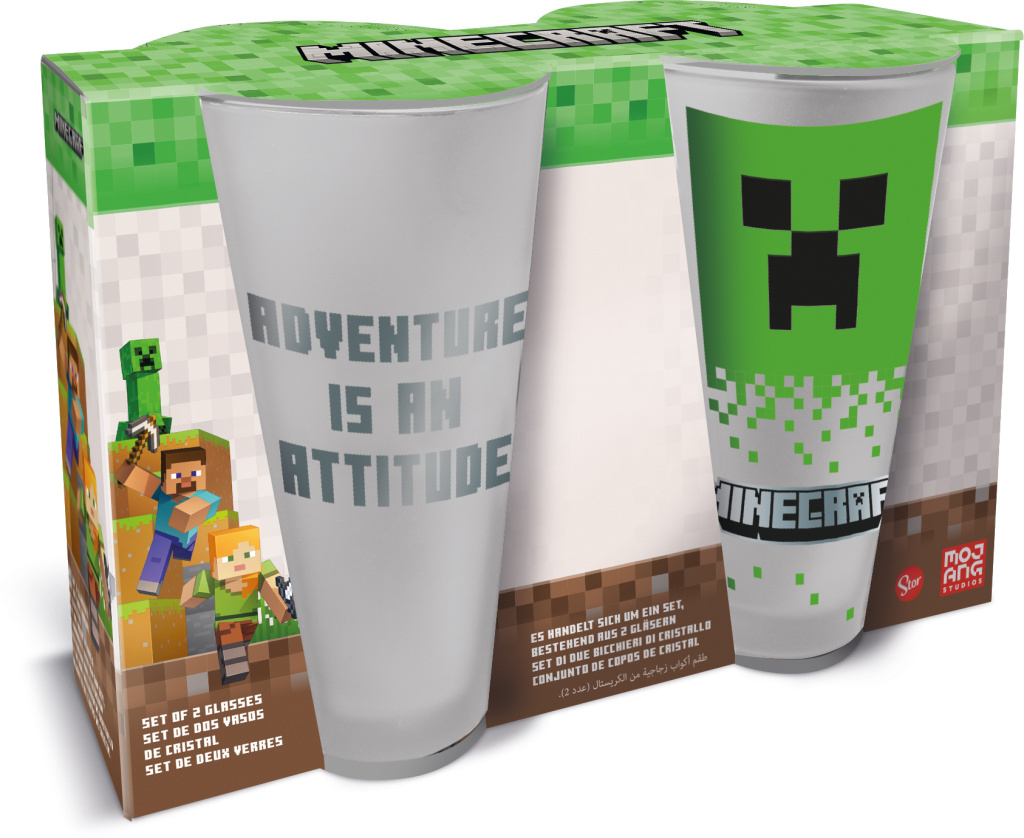 Set sklenic Minecraft