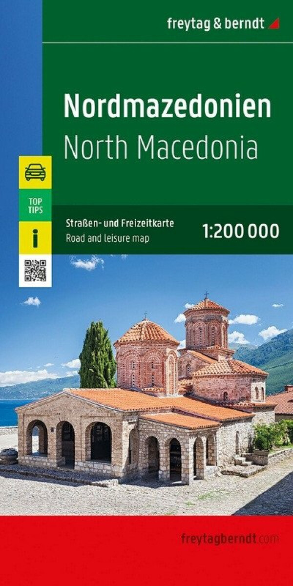 Severné Macedónsko 1: 200 000 (automapa + voľnočasová mapa)