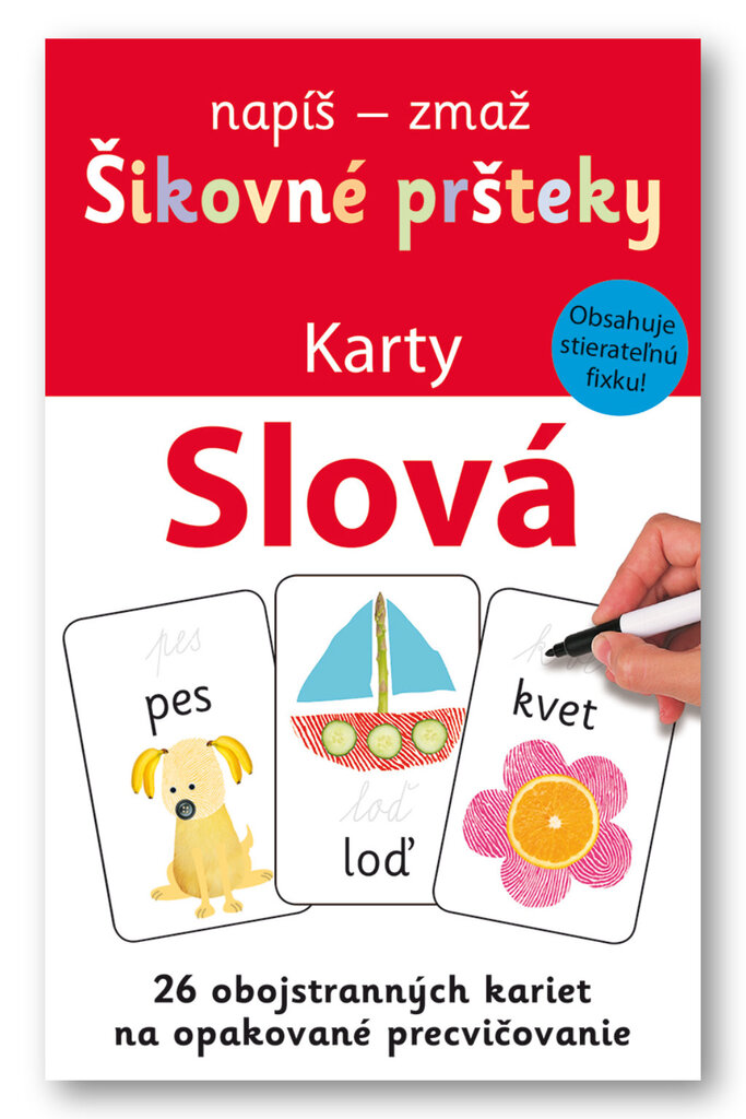 Šikovné pršteky Slová (napiš - zmaž)