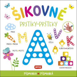 Šikovné prstíky/pršteky: Písmenka/Písmenká - kniha z kategorie Omalovánky