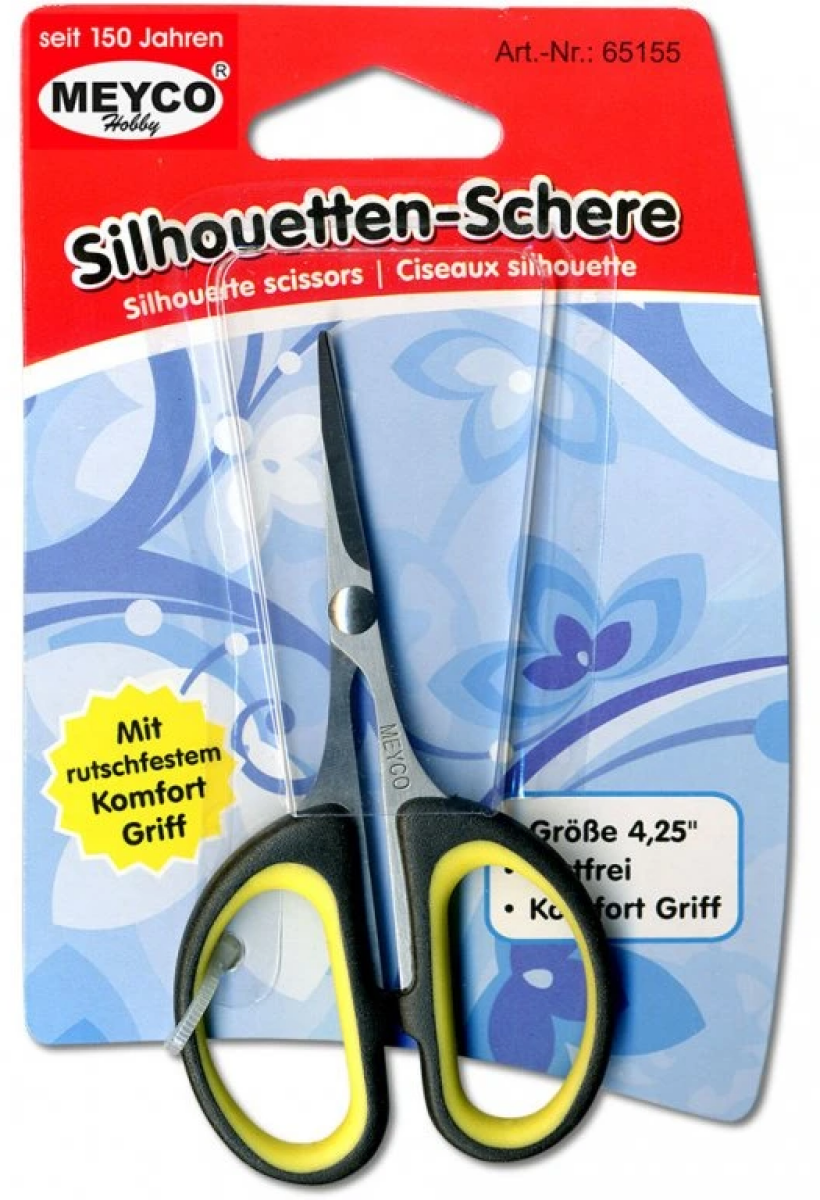 Siluetové nůžky s ostrou špičkou