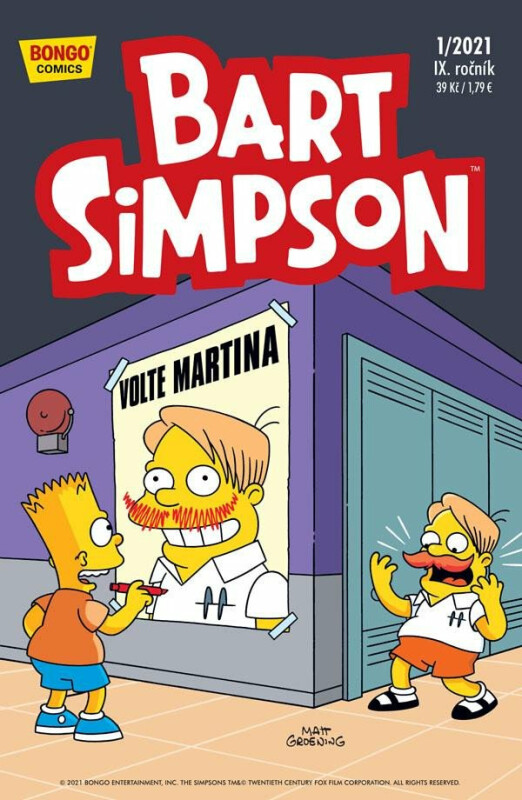 Simpsonovi - Bart Simpson 1/2021 - Boothby Ian, Dean Rankine, Houghton Shane
