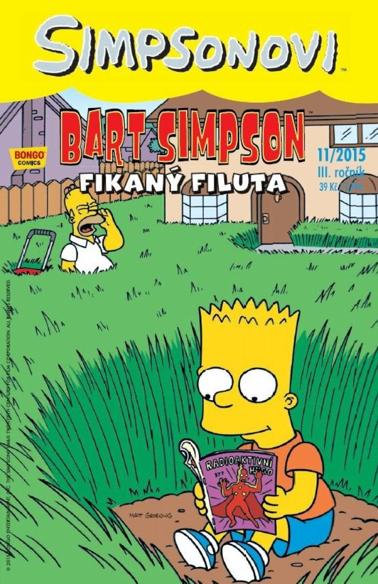 Simpsonovi - Bart Simpson 11/2015 - Fikaný filuta - Matt Groening