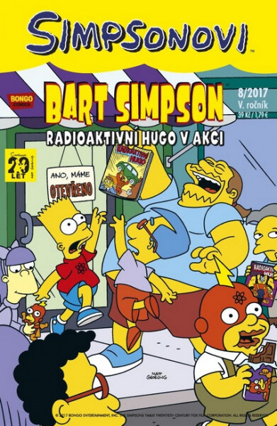 Simpsonovi - Bart Simpson 8/2017 - Radioaktivní Hugo v akci - Matt Groening
