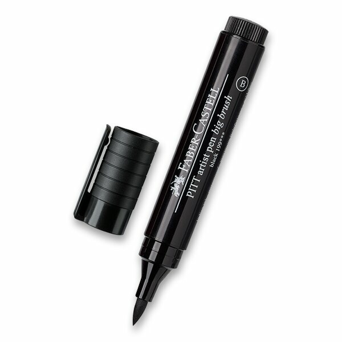 Široký popisovač Faber-Castell černý