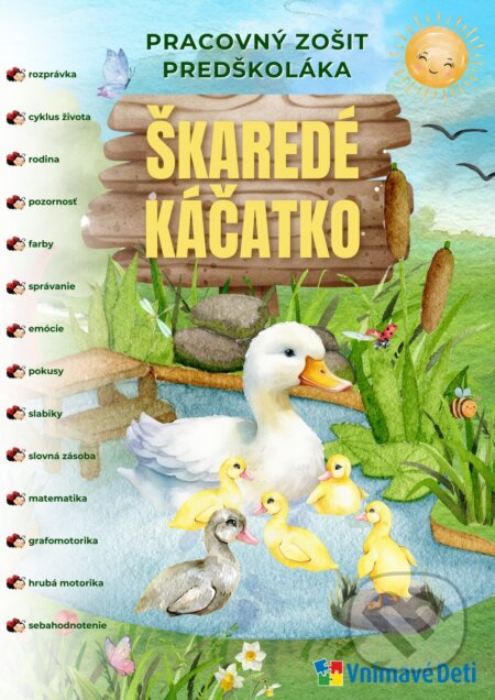 Škaredé káčatko - Pracovný zošit predškoláka