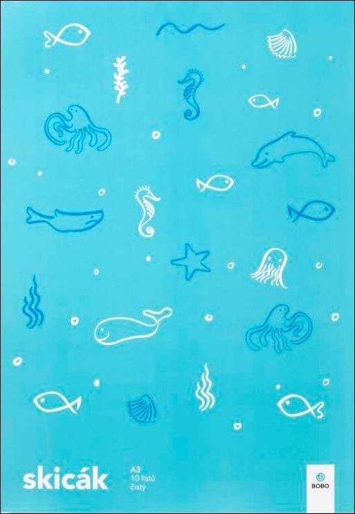 Skicák SVĚT A3 Čistý 10 listů