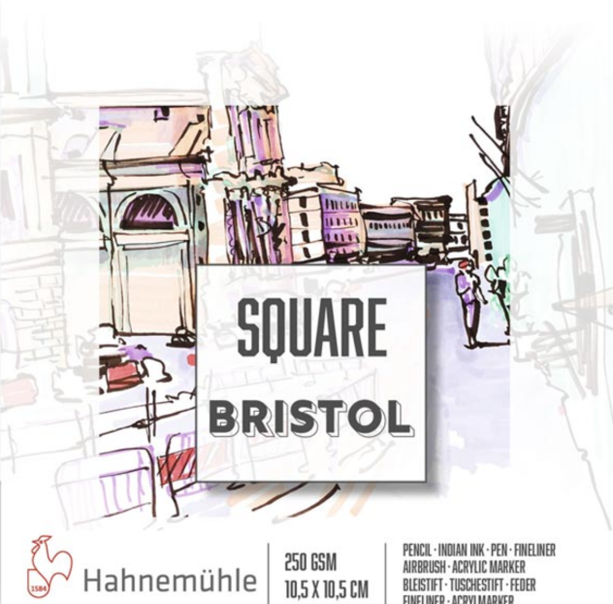 Skicovací blok Hahnemühle Square Bristol 250g