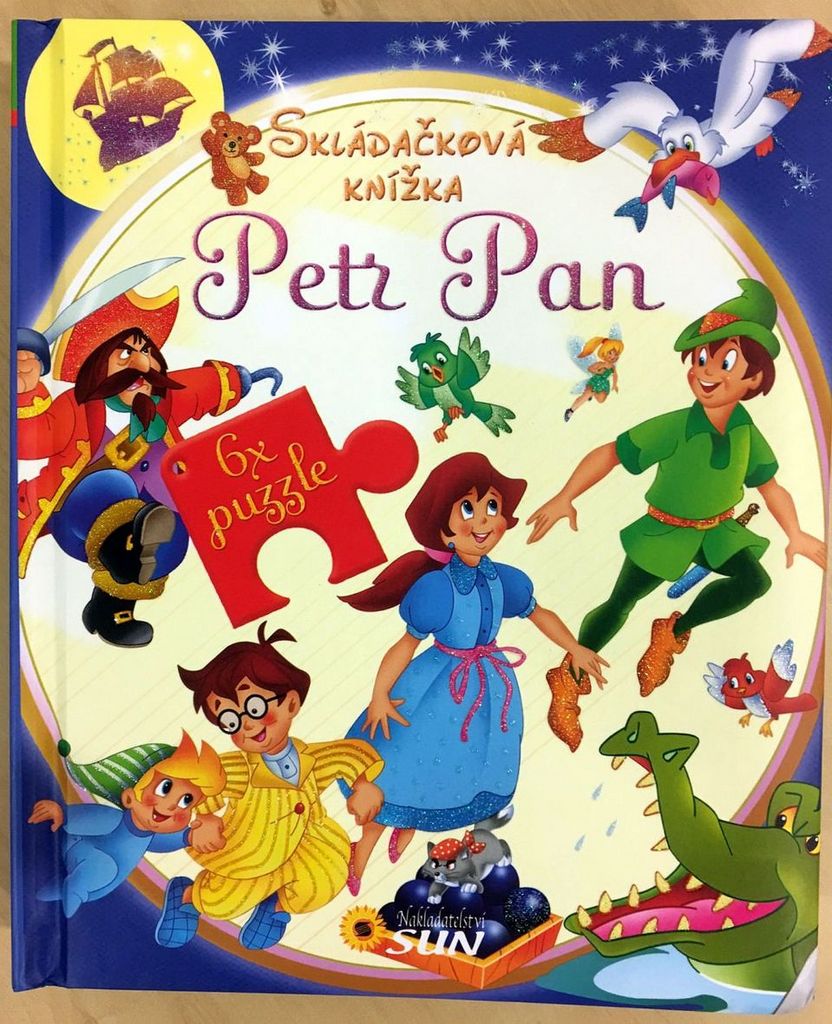 Skládačková knížka Petr Pan