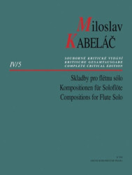 Skladby pro flétnu sólo Malá suita (Souborné kritické vydání) - kniha z kategorie Noty