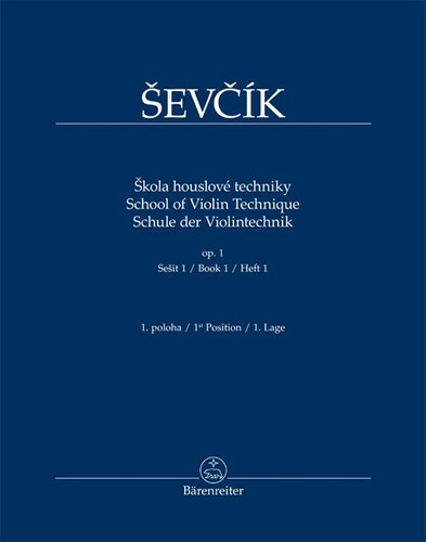 Škola houslové techniky op. 1, sešit 1 (1. poloha) - kniha z kategorie Hudba
