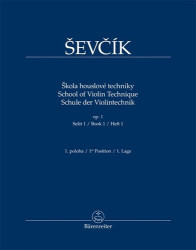 Škola houslové techniky op. 1, sešit 1 (1. poloha) - kniha z kategorie Hudba