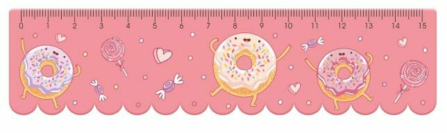Školní pravítko Donuty