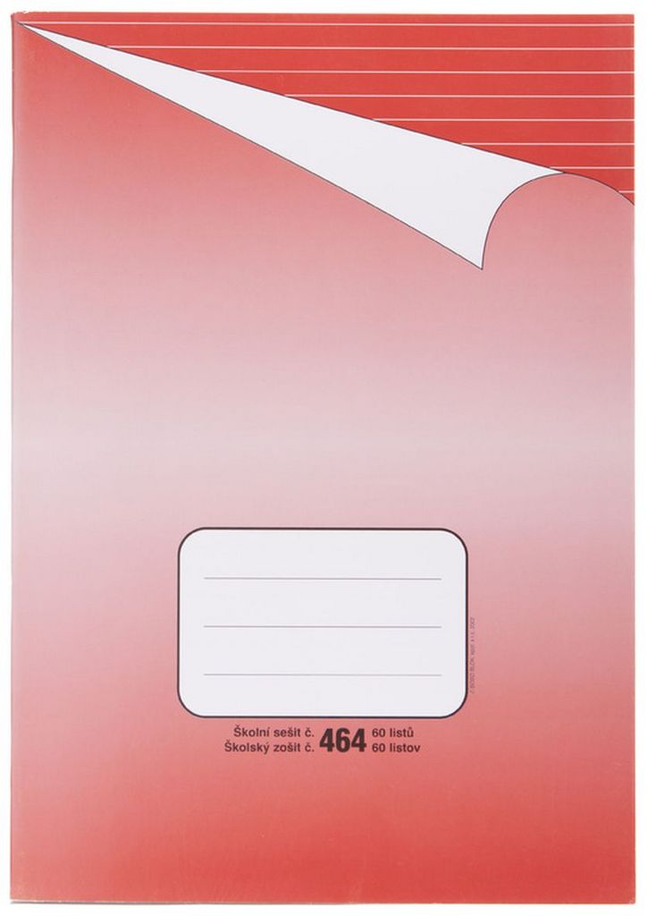 Školní sešit BOBO 464 linka, A4