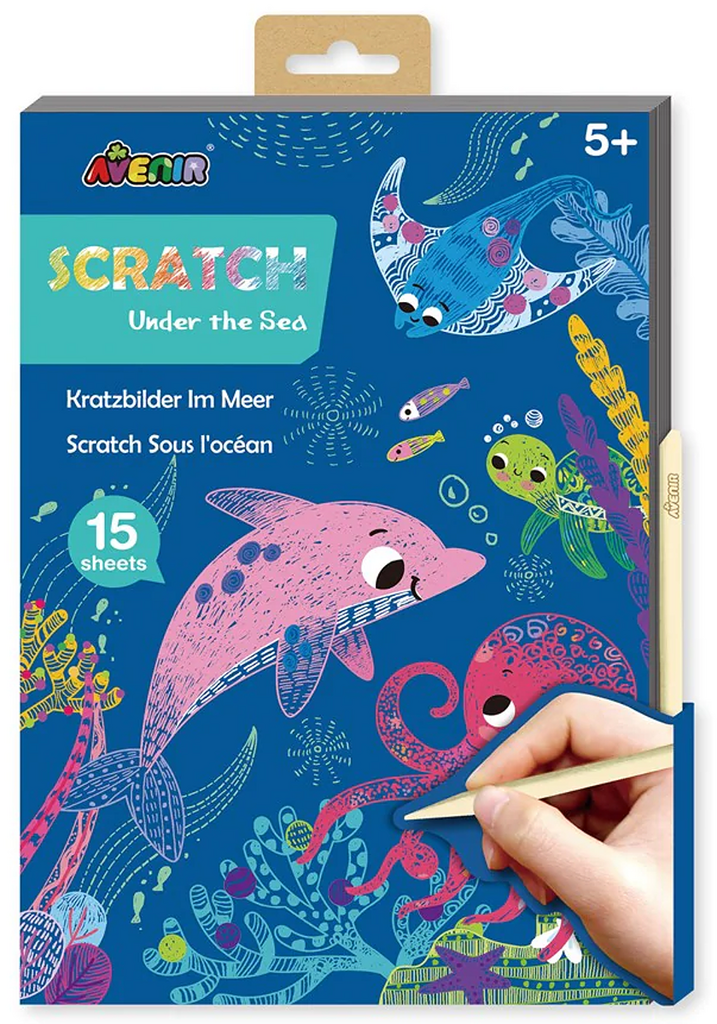 Škrabací kniha Moře