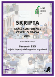 Skripta SKČP Fenomén ESG (a jeho dopady do fungování organizací) - kniha z kategorie Právo