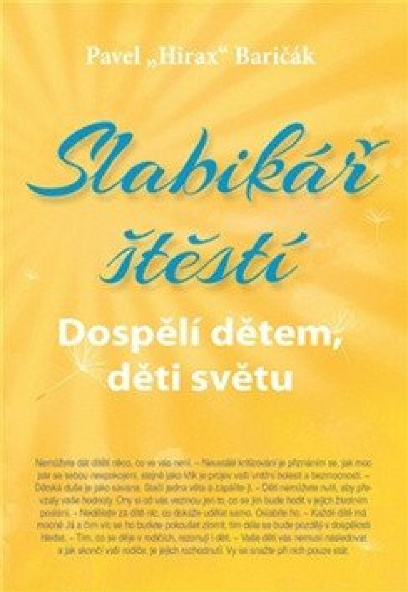 Slabikář štěstí 3 - Pavel Baričák