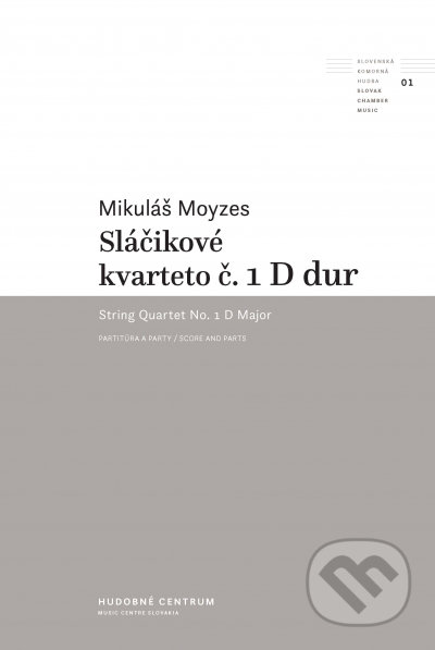 Sláčikové kvarteto č. 1 D dur (Noty)