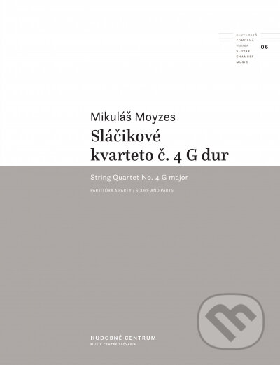 Sláčikové kvarteto č. 4 G dur (Noty)