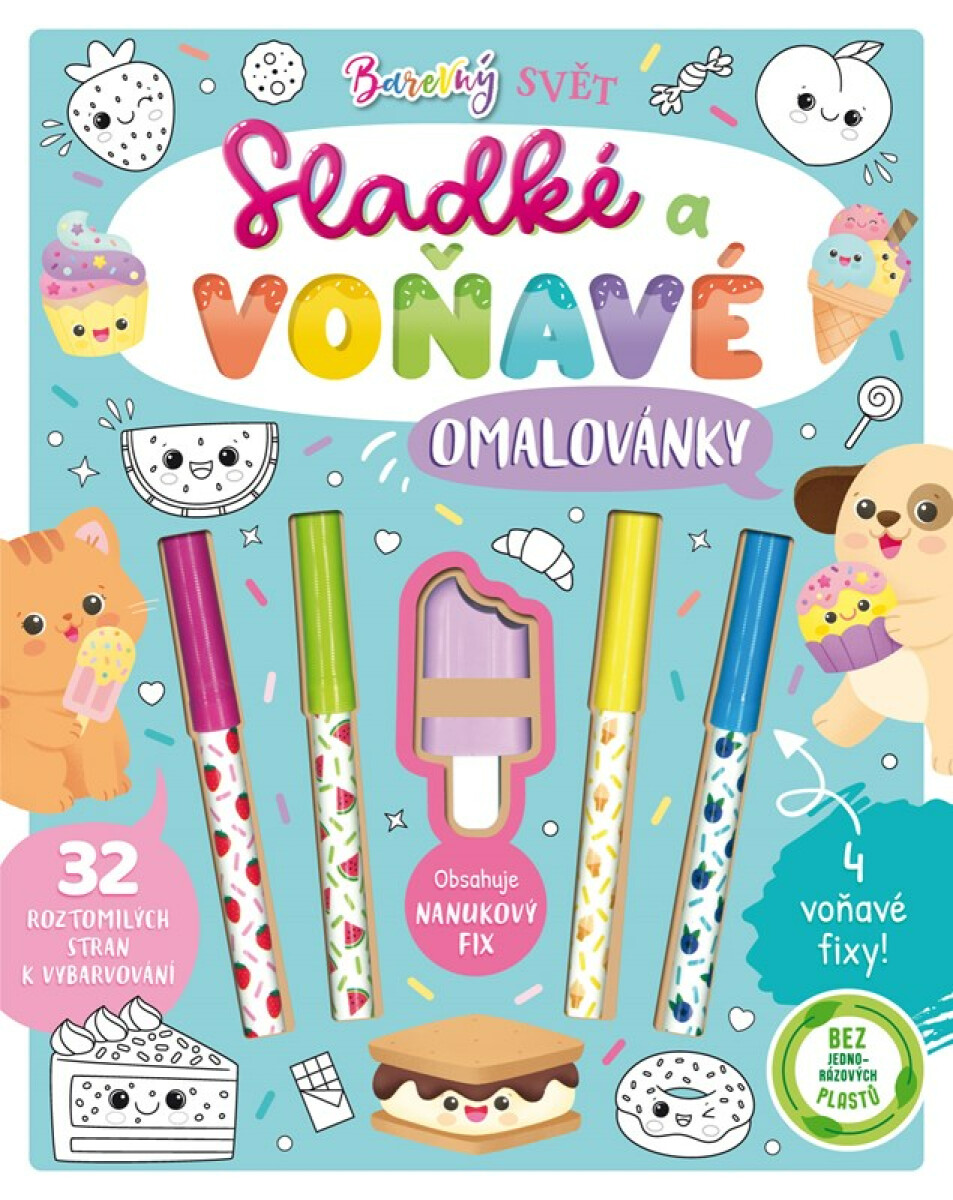 Sladké a voňavé omalovánky
