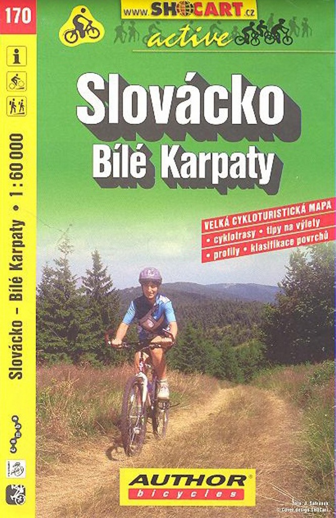 Slovácko Bílé Karpaty 1:60 000