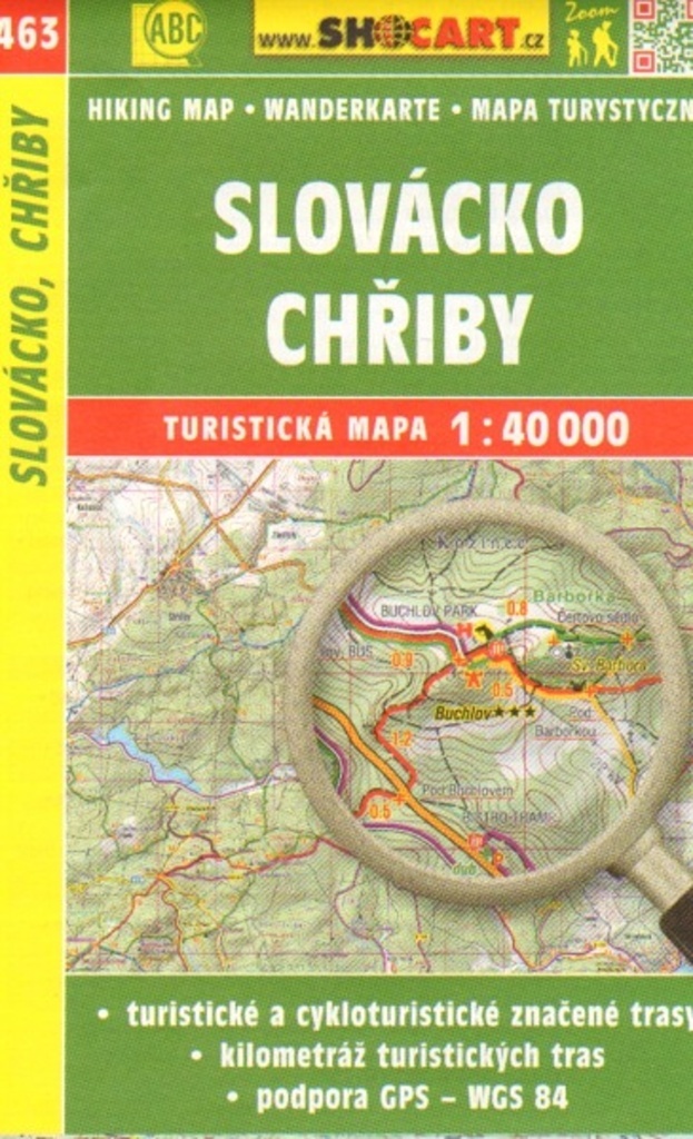 Slovácko, Chřiby 1:40 000