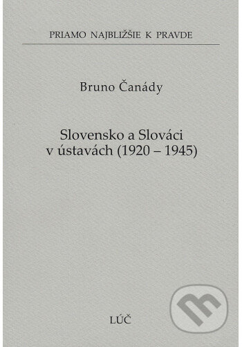 Slovensko a Slováci v ústavách 1920 - 1945 (60)