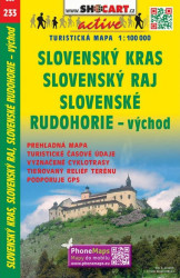 Slovenský kras, Slovenský raj, Slovenské rudohorie - východ 1:100 000