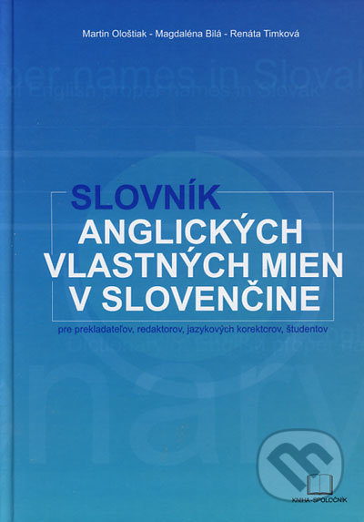 Slovník anglických vlastných mien v slovenčine