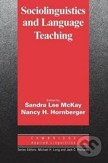 Sociolinguistics and Language Teaching: PB