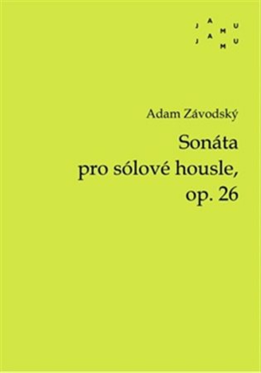 Sonáta pro sólové housle, op. 26