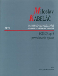 Sonáta pro violoncello a klavír op. 9 (Souborné kritické vydání) - kniha z kategorie Noty