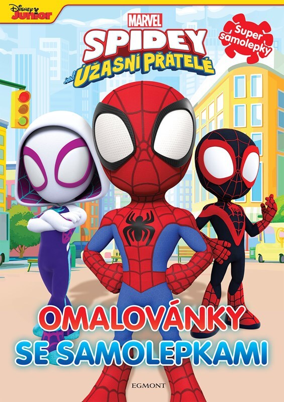 Spidey a jeho úžasní přátelé Omalovánky se samolepkami