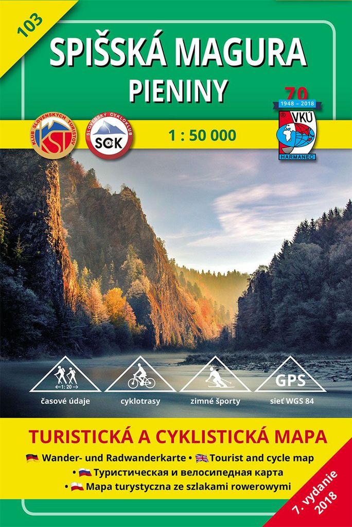 Spišská Magura, Pieniny 1:50 000 (2018)