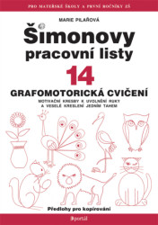 Šimonovy pracovní listy 14 (Grafomotorická cvičení. Motivační kresby k uvolnění ruky a veselé kreslení) - kniha z kategorie Předškolní pedagogika